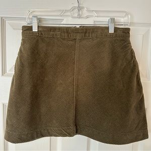 BP | Olive Corduroy Skirt | Size small
